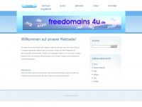 freedomains4u.de Webseite Vorschau