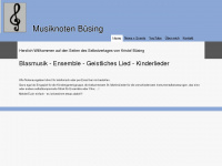 musiknoten-buesing.de Webseite Vorschau