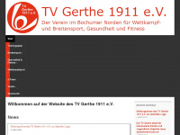 tv-gerthe.de Webseite Vorschau