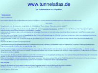 tunnelatlas.de Webseite Vorschau