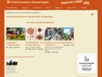 freilichtmuseum-klockenhagen.de Webseite Vorschau