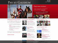 paxetgaudium.de Webseite Vorschau