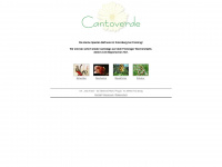cantoverde.de Webseite Vorschau