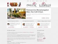 freese-partyservice.de Webseite Vorschau