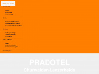 pradotel.ch Webseite Vorschau