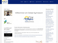 ostsee-gymnasium.de Webseite Vorschau