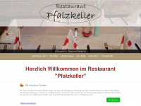 restaurant-pfalzkeller.de Webseite Vorschau