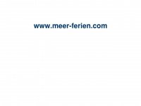 meer-ferien.com Webseite Vorschau