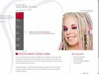 dentallabor-marx.de Webseite Vorschau
