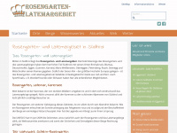 rosengarten-latemargebiet.com Webseite Vorschau