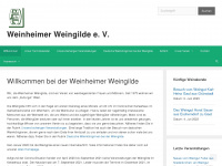 weinheimer-weingilde.de Webseite Vorschau