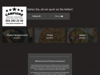 pizza-campione.ch Webseite Vorschau