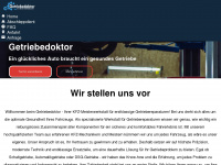 getriebedoktor.com Webseite Vorschau
