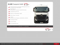 g-log-transporte.de Webseite Vorschau