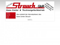 gase-center-strauch.de Webseite Vorschau