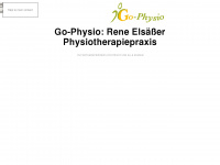 go-physiotherapie.de Webseite Vorschau