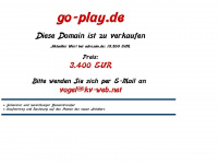 go-play.de Webseite Vorschau