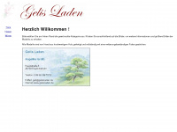gelis-laden.de Webseite Vorschau