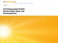 go-solar.eu Webseite Vorschau
