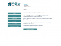 mueller-holz-design.de Webseite Vorschau