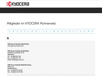kyocerapartner.net Webseite Vorschau