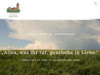 kirche-idafehn.de Webseite Vorschau