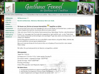 gasthaus-fennel.de Webseite Vorschau