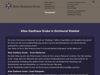 gasthaus-grube.de Webseite Vorschau