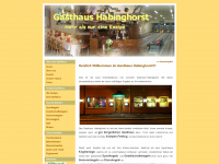gasthaus-habinghorst.de Webseite Vorschau