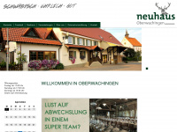 gasthaus-neuhaus.de Webseite Vorschau