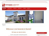 gemeinde-im-oberdorf.de Webseite Vorschau