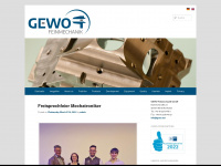 gewo.net Webseite Vorschau