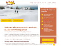 gabershof.com Webseite Vorschau