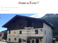 gasthoftraube.com Webseite Vorschau