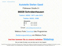 gastl-autoteile.com Webseite Vorschau