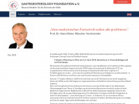 gastro-foundation.org Webseite Vorschau