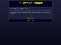 pilotsboutique.ch Webseite Vorschau