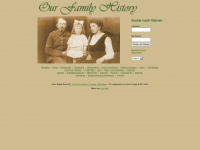 genealogy-hach.org Webseite Vorschau