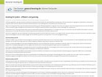 general-hosting.de Webseite Vorschau