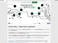 general-office.de Webseite Vorschau