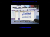 gabro-bauelemente.de Webseite Vorschau