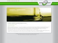 general-transports.de Webseite Vorschau