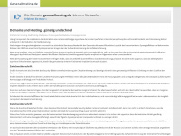generalhosting.de Webseite Vorschau