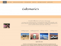 gabymarie.com Webseite Vorschau