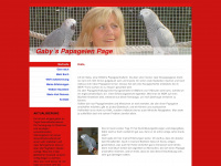 gabys-papageien.de Webseite Vorschau