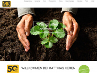 keren-gartenbau.de Webseite Vorschau