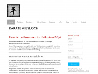 karate-wiesloch.de Webseite Vorschau