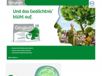 gingium.de Webseite Vorschau