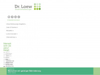 dr.loew.de Webseite Vorschau