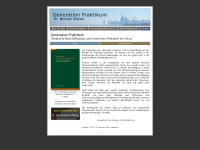 generationpraktikum.eu Webseite Vorschau
